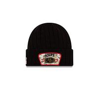 New Era San Francisco 49ers NFL On Field 2021 Salute to Service Knit Black Beanie - One-Size