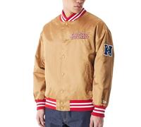 New Era San Francisco 49ers NFL Satin Bomber Dorato Giacca Bomber