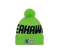 New Era Seattle Seahawks Beanie Knit NFL 2019 Sideline Road 1976 Green - One-Size