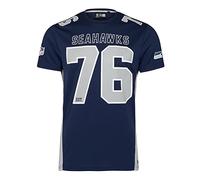 New Era Seattle Seahawks NFL Established Number Mesh Tee Blue T-Shirt