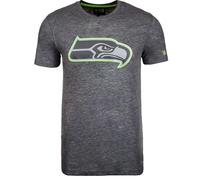 New Era Seattle Seahawks T Shirt Two Tone Pop Tee Heather Charcoal - L
