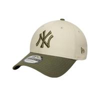 New Era Cappellino 9FORTY Neyyan Stnnov Patch laterale MLB New York Yankees Crema Taglia Unica