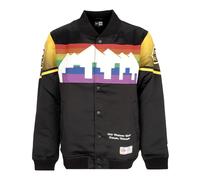 New Era - Snap Satin Jacket - - Jackets - Uomo - Nero - L