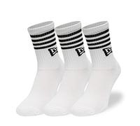 New Era Stripe Crew Socks 3 Pairs EU 43-46