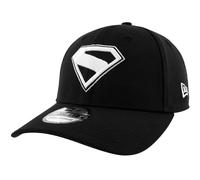 New Era Superman James Gunn Logo Nero e Bianco Colorway 39Thirty Cappello aderente, Nero , Large/X-Large