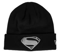 New Era Superman Justice League Logo Cuffed Knit Beanie Nero