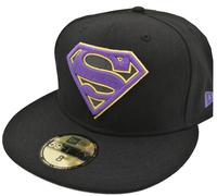 New Era Superman Logo Nero Viola Giallo Cap 59Fifty Fitted