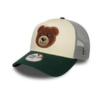 New Era Superman Paint Base Black 9Forty - Cappellino snapback per bambini, Bär Gesicht Beige#38298, 4-6 Years