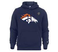 New Era Sweater NFL Denver Broncos Blau Team Logo Kapuzenpullover Hoody mit CapSpin Pin
