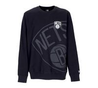 New Era, ,Sweatshirts & Hoodies ,Uomo ,Nero ,L Felpa con girocollo Brooklyn Nets Nera