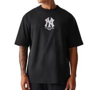 NEW ERA T-Shirt a Manica Corta MLB York Yankees INFILL Nera da Uomo L