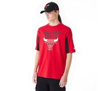 NEW ERA t-Shirt Bulls Mesh Panel Uomo T-Shirt M/C Rosso M