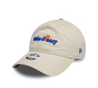 New Era Take It Easy Berretto Regolabile da Donna Ragazze Modello 9Twenty Cappellino Regolabile Estate Beige