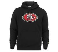 New Era Team Logo Hoody San Francisco 49ERS - Sudadera para hombre, Negro, Medium (Talla fabricante: Medium)