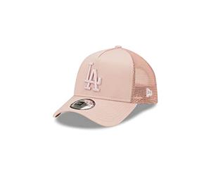 New Era Team Logo Los Angeles Dodgers MLB Baseball Rosa 9Forty A-Frame Adjustable Trucker cap - Youth
