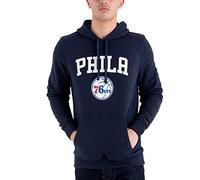 New Era Team Logo Po Philadelphia 76ers Hoodie Blu M Uomo