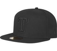 New Era Texas Rangers Cap Black On Black 59Fifty Fitted Special Limited Edition