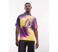 New Era - Top in jersey multicolore con grafica NBA degli LA Lakers M