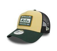 New Era Toppa Berretto da Camionista Regolabile Estate Beige Verde Cappellino A-Frame Buffalo 1920
