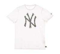New Era, ,Tops ,Uomo ,Bianco ,L Tee Bianca con Stampa MLB per Uomo