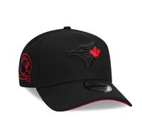 New Era Toronto Blue Jays 40th Anniversary Black and Red 9Forty A Frame Snapback Cap, Nero , Taglia unica