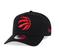 New Era Toronto Raptors Black 9Forty A Frame Snapback Cap, Nero , Taglia unica