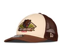 New Era Cappello da baseball 9Forty Trucker Graphic Grizzly Bear Trucker per adulti, beige chiaro