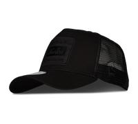 New Era Tonal Patch Trucker Adjustable Cap NE Logo Nero, Taglia: taglia unica, Nero , Taglia unica