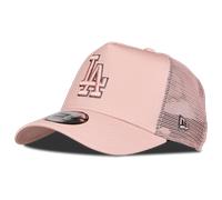 New Era MLB Outline LA Dodgers 9FORTY E-Frame Trucker Cap, Rosa pastello, Taglia unica