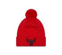 New Era Uomo Infill Bobble Beanie ~ Chicago Bulls rosso