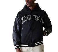 New Era - New Era Hooded Vrsty Jckt Nero - Abbigliamento M Nero