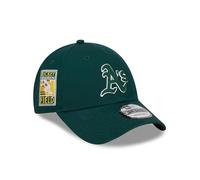 New Era Verstellbare Kappe Oakland Athletics Baseball Rickey Henderson Stadion Grün Sidepatch 9Forty - One-Size