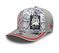 New Era Visa Cash App Racing Bulls F1, berretto da baseball Yuki Tsunoda Driver Edition, edizione speciale Japan Suzuka GP, Grigio, Grigio, Taglia unica