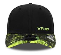 New Era VR46 9Fifty AOP Stretch Snap Cap, Nero/Giallo, S/M