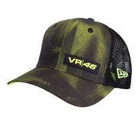 New Era VR46 Halftone 9Fifty Trucker Cap, nero/giallo, Medium-Large-M-L