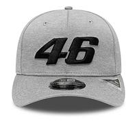 New Era - VR46 Shadow Tech 9Fifty Stretch Snapback Cap Colore Grigio, Taglia S-M