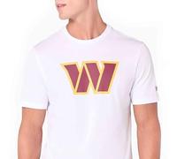 New Era Washington Commanders NFL Team Logo Bianco Maglietta