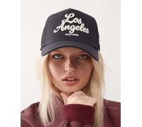 New Era - Womens LA - Cappellino trucker nero in cotone One Size