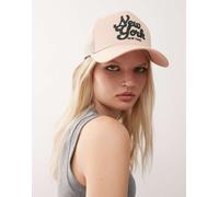 New Era - Womens NY - Cappellino trucker rosa in cotone One Size