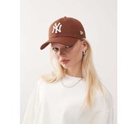 New Era Cappello da baseball da donna 9Forty League Essential MLB New York Yankees, marrone medio
