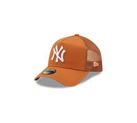 New Era York Yankees Basecap für Kinder - Braun - A Frame Trucker - - MLB - Mesh gebogener Schirm Snapback - Youth