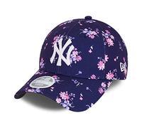 New Era York Yankees cap MLB Basecap Blumenmuster Kappe Baseball Damen Blau - One-Size