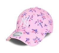 New Era York Yankees cap MLB Basecap Blumenmuster Kappe Baseball Damen Rosa - One-Size