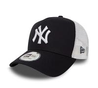 New Era York Yankees Cappello da Camionista A-Frame - Clean - Scarlatto/Bianco