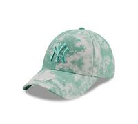 New Era York Yankees Damenkappe MLB mit NY-Logo cap Hut Tie Dye Grün - One-Size
