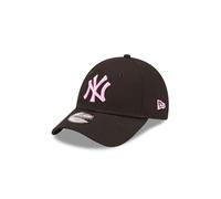 New Era York Yankees Kappe für Kinder MLB NY gebogener Schirm Strapback 9Forty Baseball cap Schwarz - Child