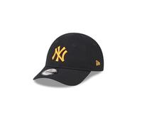 New Era York Yankees MLB Basecap für Babys Schwarz Orange 9Forty Gummizug NY Mädchen Junge Säugling - Infant