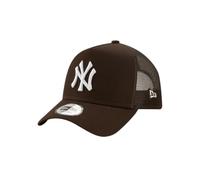 New Era York Yankees MLB cap Trucker verstellbar Basecap Kappe Baseball Braun NY Snapback Mesh - One-Size