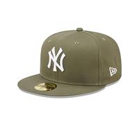 New Era York Yankees MLB League Essential Olive 59Fifty Basecap - 6 7/8-55cm (S)