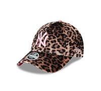 New Era York Yankees MLB Leo Velours Brown Black 9Forty Adjustable Women cap - One-Size